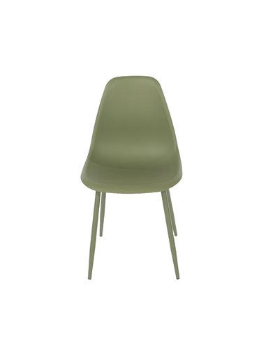 Core Products Rimini 3 piece Cala bistro table & 2 chair set outdoor grade, moss green, GRDTC101-MG