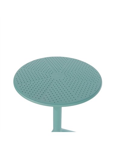 Core Products Rimini 3 piece Cala bistro table & 2 chair set outdoor grade, sky blue, GRDTC101-SB