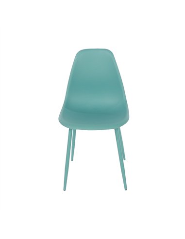 Core Products Rimini 3 piece Cala bistro table & 2 chair set outdoor grade, sky blue, GRDTC101-SB