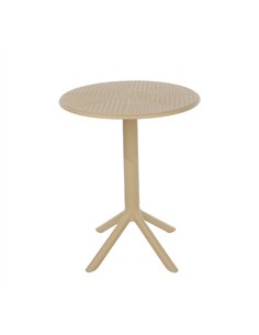 Core Products Rimini 3 piece Cala bistro table & 2 chair set outdoor grade, sand, GRDTC101-SN 2