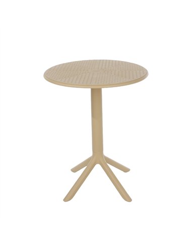 Core Products Rimini 3 piece Cala bistro table & 2 chair set outdoor grade, sand, GRDTC101-SN