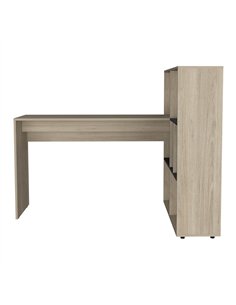 Core Products Harvard corner desk with bookcase, HR104 2