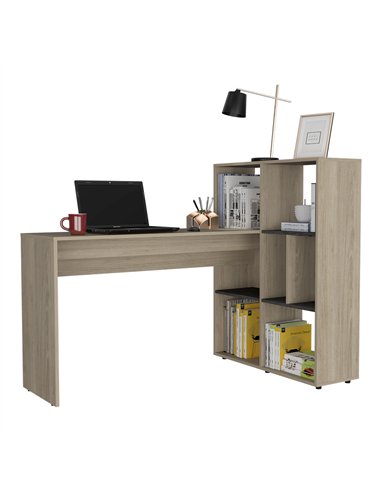 Core Products Harvard corner desk with bookcase, HR104