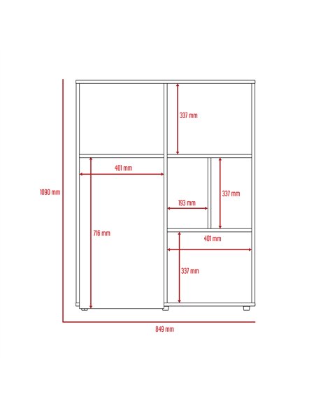 Core Products Harvard corner desk with bookcase, HR104 - pic 117470 | FastDaddyshop