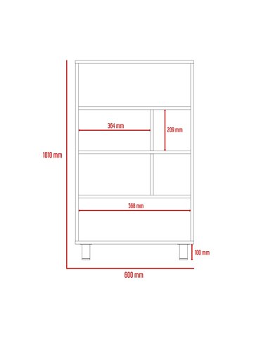 Core Products Harvard display bookcase, HR204