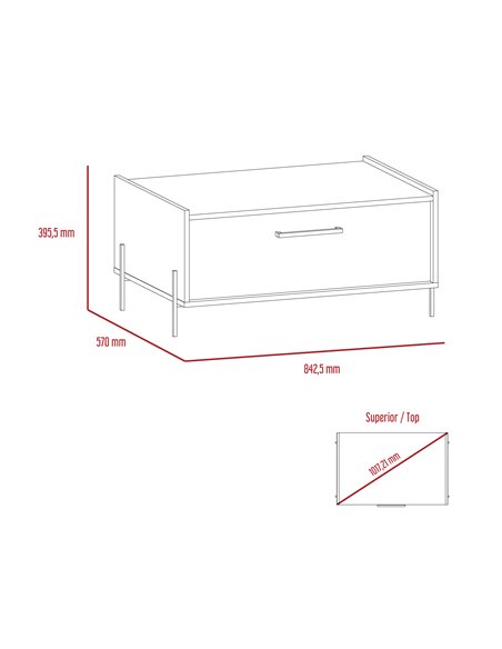 Core Products Harvard storage coffee table, HR902 - pic 117482 | FastDaddyshop