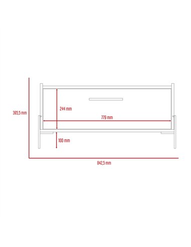 Core Products Harvard storage coffee table, HR902