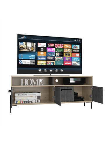 Core Products Harvard wide screen TV rack with 4 doors, HR912
