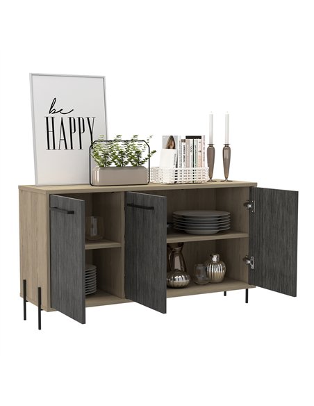 Core Products Harvard medium sideboard with 3 doors , HR916 - pic 117507 | FastDaddyshop