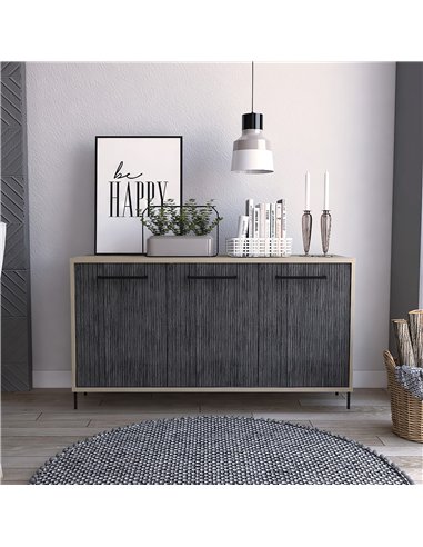 Core Products Harvard medium sideboard with 3 doors , HR916