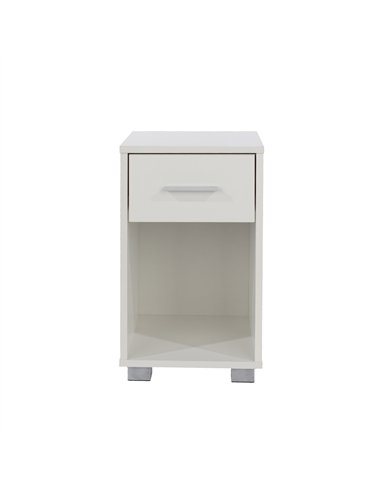 Core Products Lido 1 drawer compact bedside cabinet , LD208