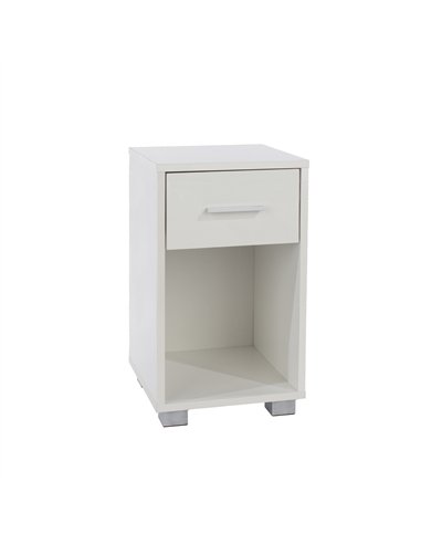 Core Products Lido 1 drawer compact bedside cabinet , LD208