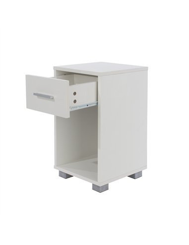 Core Products Lido 1 drawer compact bedside cabinet , LD208