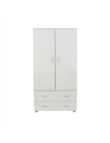 Core Products Lido 2 door, 2 drawer low wardrobe , LD282