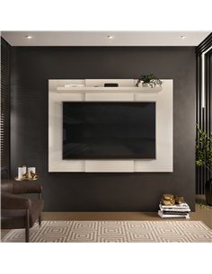 Core Products Lido extendable fixed TV wall panel, gloss white , LD721W 2