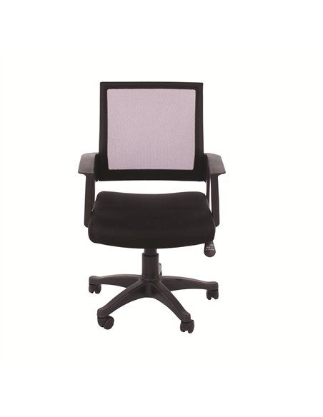 Core Products Loft Home Office home office chair in black mesh back & black fabric seat & black base , LFCH25-BK - pic 117580 | FastDaddyshop