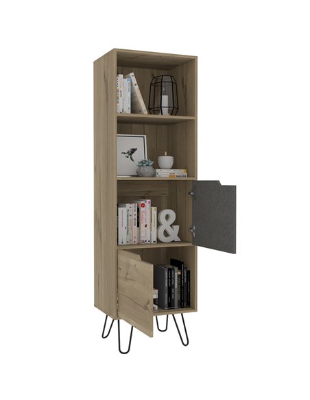 Core Products Manhattan tall bookcase, with 2 doors, MN903 - pic 117624 | FastDaddyshop