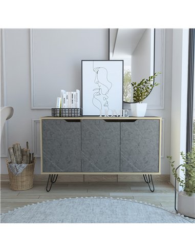 Core Products Manhattan medium sideboard with 3 doors, MN916