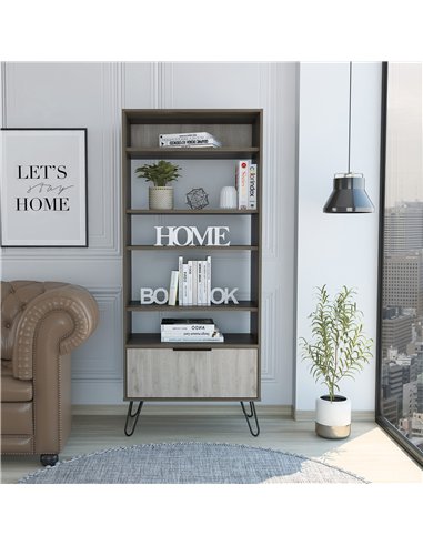 Core Products Nevada display bookcase with door, NE908