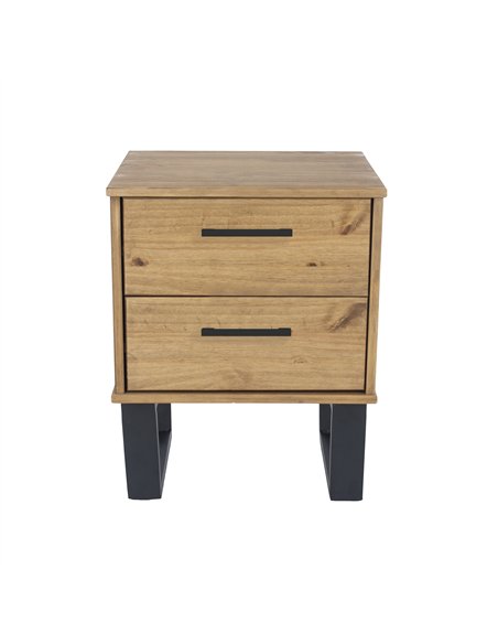 Core Products Texas 2 drawer bedside cabinet, TX510 - pic 117686 | FastDaddyshop