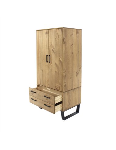 Core Products Texas 2 door, 2 drawer wardrobe, TX582