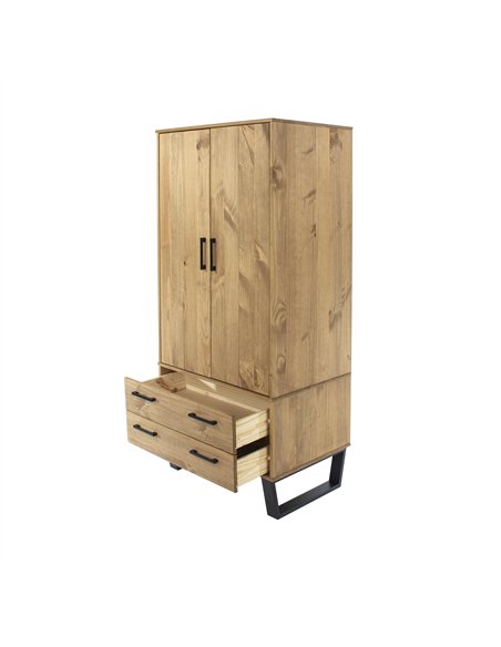 Core Products Texas 2 door, 2 drawer wardrobe, TX582 - pic 117704 | FastDaddyshop