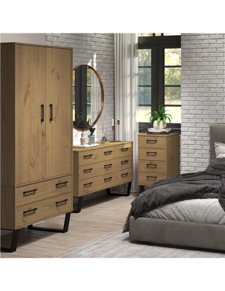 Core Products Texas 2 door, 2 drawer wardrobe, TX582 - pic 117706 | FastDaddyshop