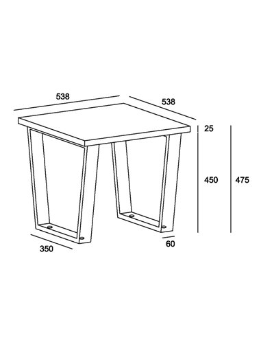 Core Products Texas standard lamp table , TX906