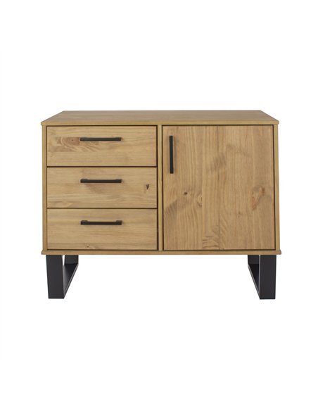 Core Products Texas small sideboard with 1 door, 3 drawers, TX915 - pic 117725 | FastDaddyshop