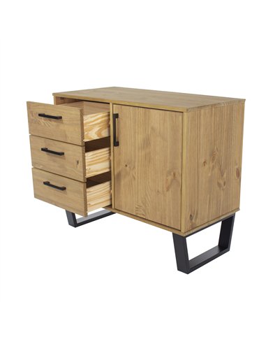 Core Products Texas small sideboard with 1 door, 3 drawers, TX915