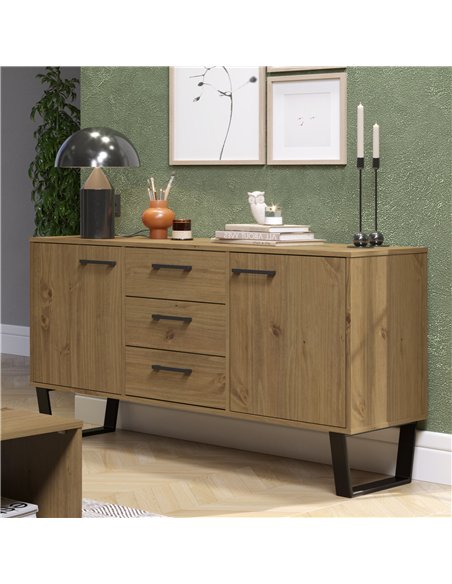 Core Products Texas medium sideboard with 2 doors, 3 drawers, TX916 - pic 117735 | FastDaddyshop