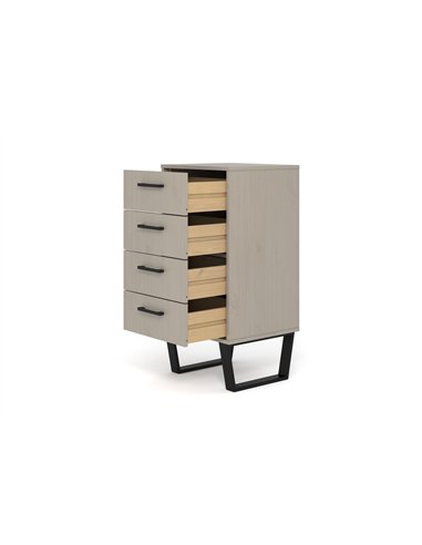 Core Products Texas 4 drawer narrow chest of drawers, TXG517