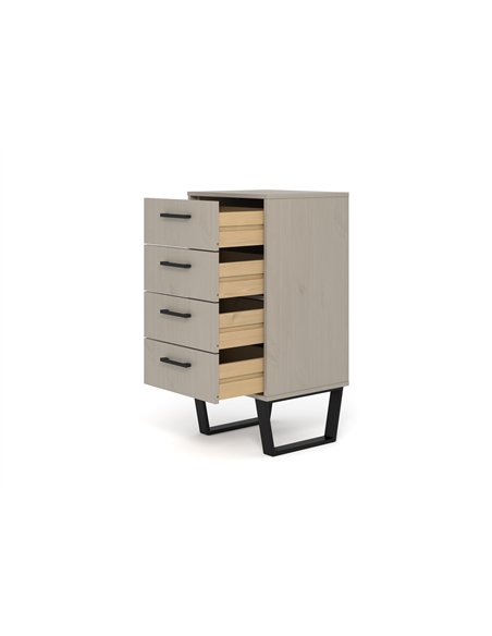 Core Products Texas 4 drawer narrow chest of drawers, TXG517 - pic 117749 | FastDaddyshop