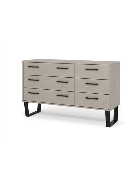 Core Products Texas 3+3 drawer wide chest of drawers , TXG533 - pic 117752 | FastDaddyshop