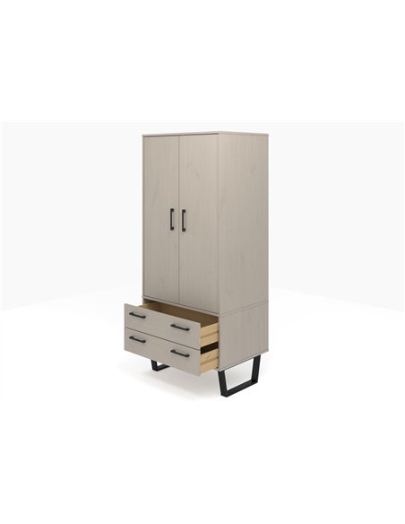 Core Products Texas 2 door, 2 drawer wardrobe, TXG582 - pic 117760 | FastDaddyshop