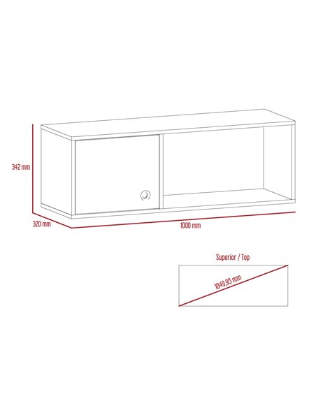 Core Products Vegas wall storage unit, VG105 - pic 117796 | FastDaddyshop