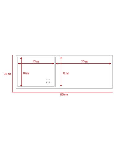 Core Products Vegas wall storage unit, VG105