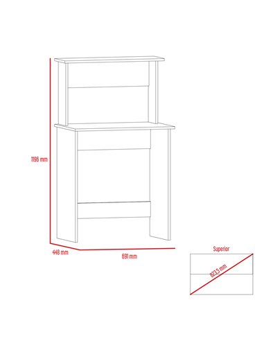 Core Products Vegas workstation with keyboard shelf, VG108