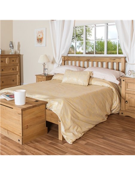 Core Products Corona 137cm slatted low end bedstead, WX460LE - pic 117854 | FastDaddyshop