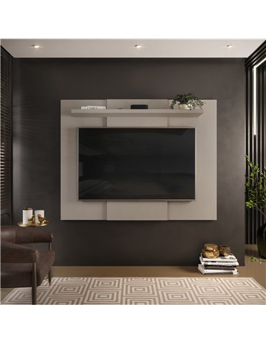 Core Products Lido extendable fixed TV wall panel, grey oak effect, LD721GOK