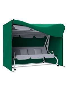 Outsunny 220 x 125cm Three-Seater Swing Chair Protective Cover - Green
