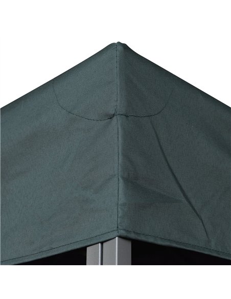 Outsunny Gazebo Roof Replacement, for 3 x 3(m) Frames - Grey - pic 118712 | FastDaddyshop