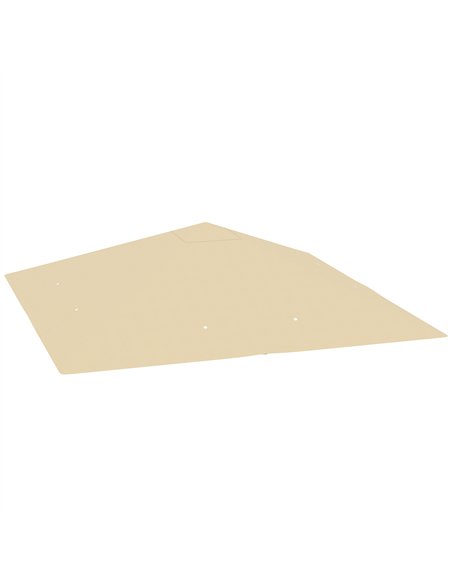 Outsunny 3 x 3(m) Gazebo Canopy Replacement Cover, Garden Gazebo Roof Replacement with Drain Holes, Water Resistant PVC Coating, - pic 118758 | FastDaddyshop