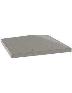 Outsunny 3 x 3(m) Gazebo Frame Replacement - Grey