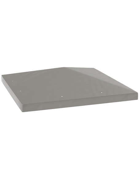 Outsunny 3 x 3(m) Gazebo Frame Replacement - Grey - pic 118785 | FastDaddyshop