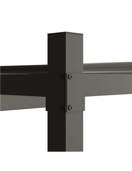 Outsunny 3 x 3(m) Garden Pergola with Retractable Roof and Magnetic Fixture, Outdoor Gazebo Pergola Kit Sun Shade Canopy, UPF30+ - pic 118802 | FastDaddyshop