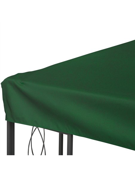 Outsunny Gazebo Roof Replacement, for 3 x 4m Frames - Green - pic 118829 | FastDaddyshop