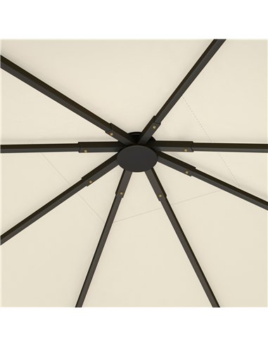 Outsunny 3 x 3(m) Gazebo Canopy Replacement, for 01-0867 - Cream