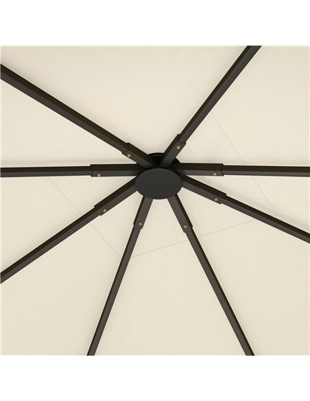 Outsunny 3 x 3(m) Gazebo Canopy Replacement, for 01-0867 - Cream - pic 118937 | FastDaddyshop
