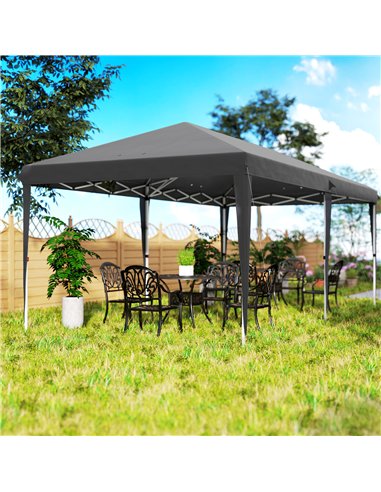 Outsunny 6 x 3 m Pop-Up Steel Frame Gazebo Grey